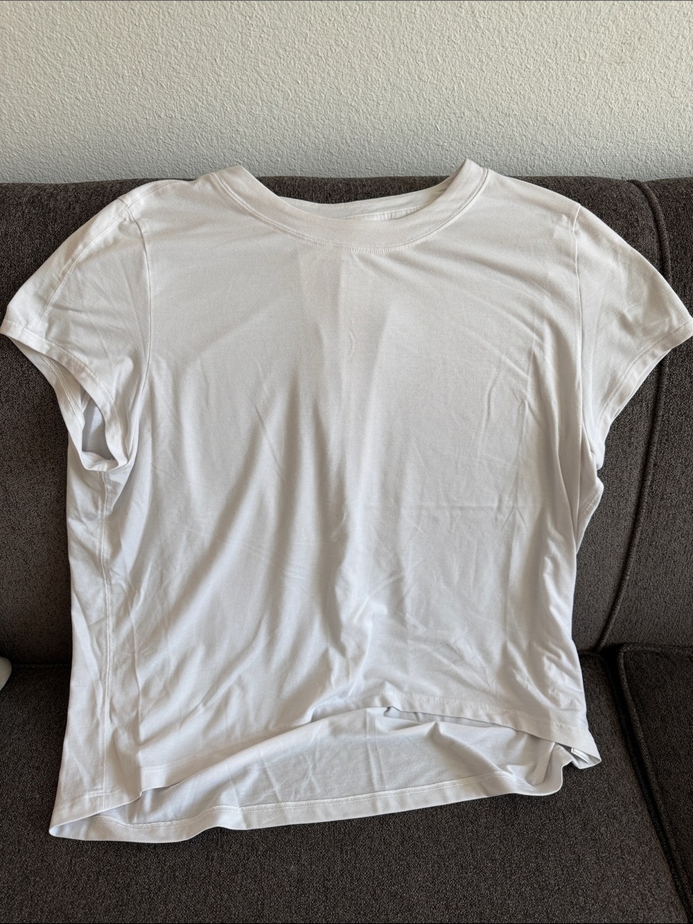 Athleta White Short Sleeve Tee